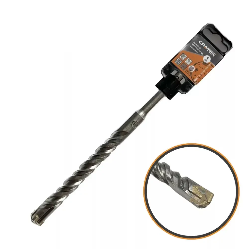 CRATER SDS+ Plus négyélű betonfúró 16x600/540mm