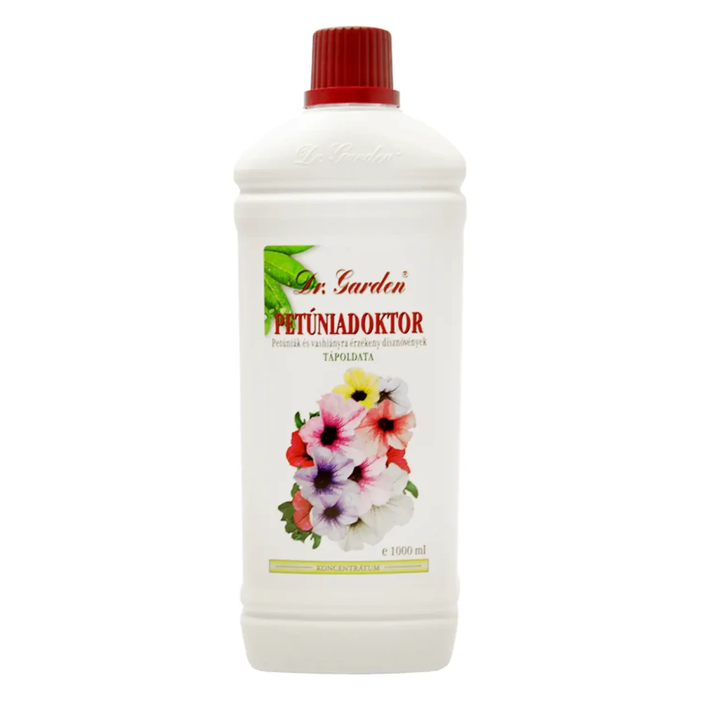 Dr. Garden Petúniadoktor petúniák és vashiányra érzékeny dísznövények tápoldata 1L