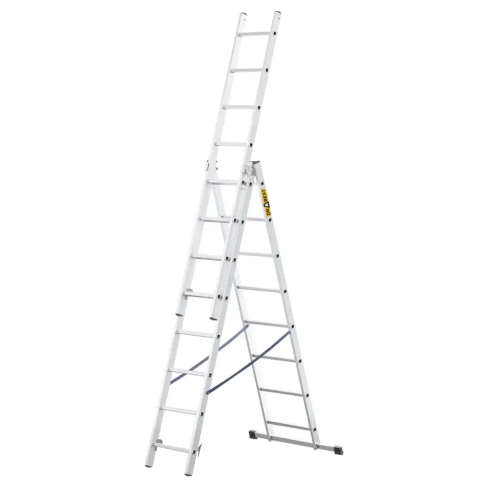 DRABEST többcélú alu létra 3x8 fokos