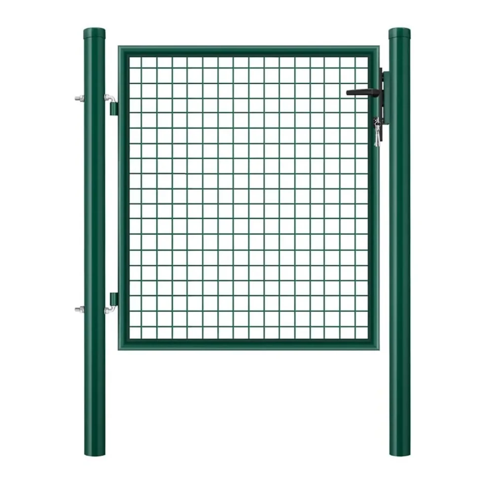 Kerti kapu oszloppal zöld színű 120cm magas