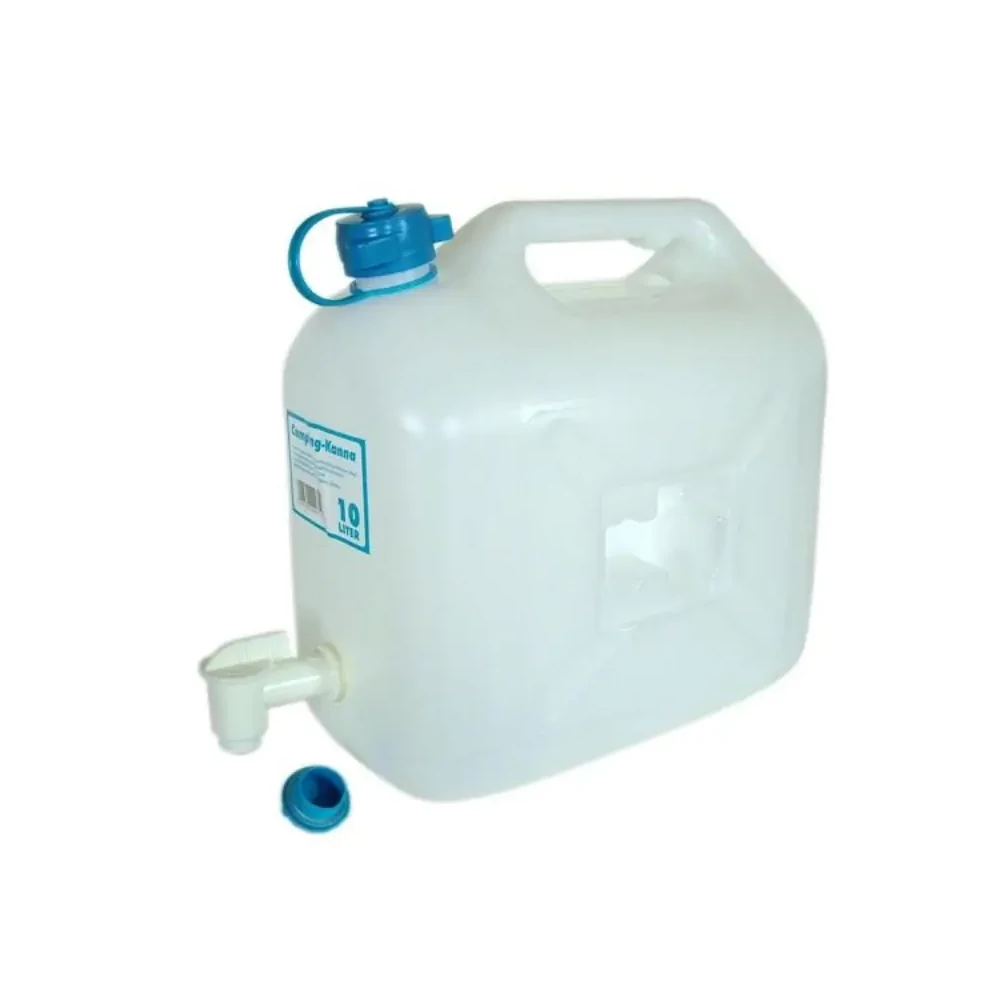 Műanyag camping kanna rejtett csappal 10L