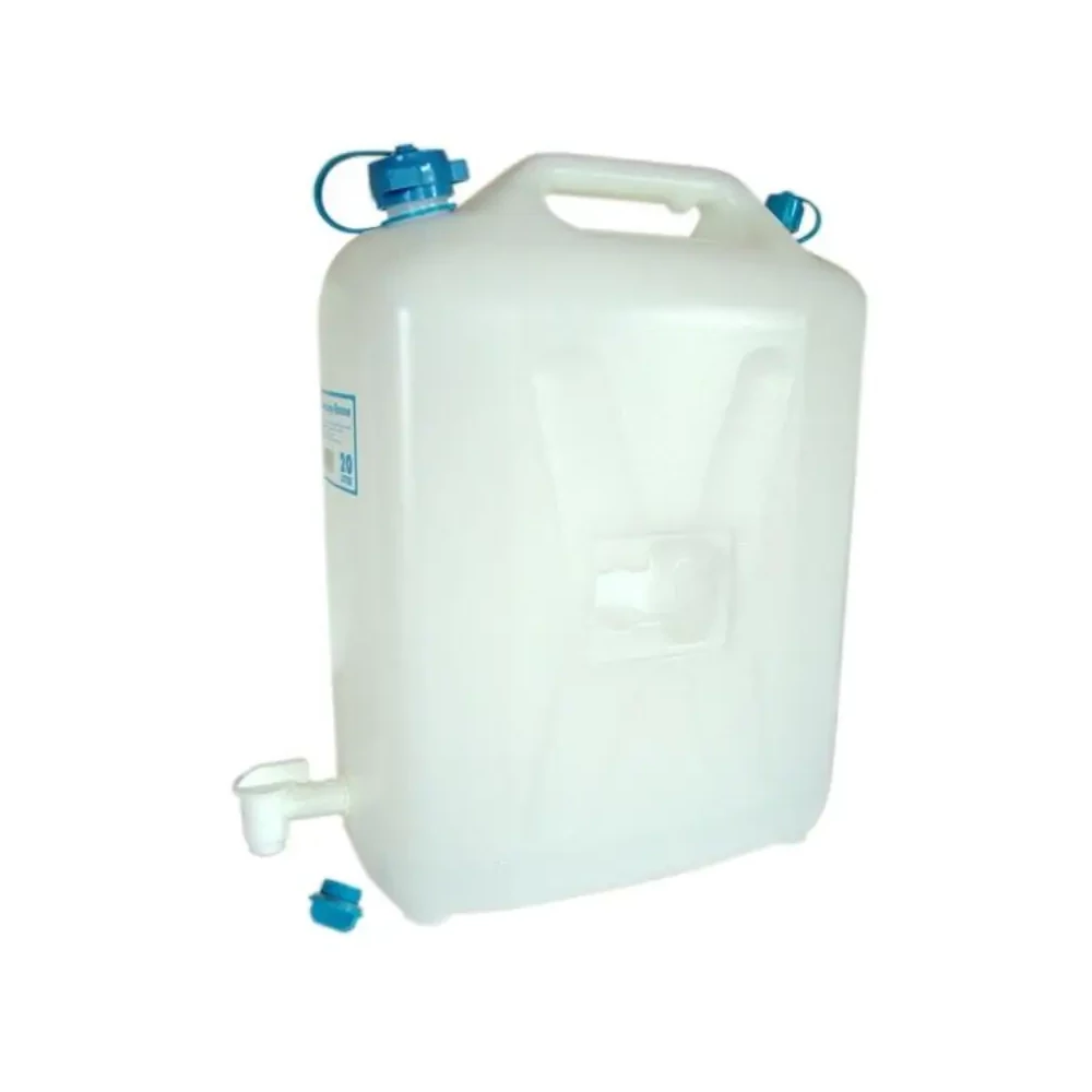 Műanyag camping kanna rejtett csappal 20L