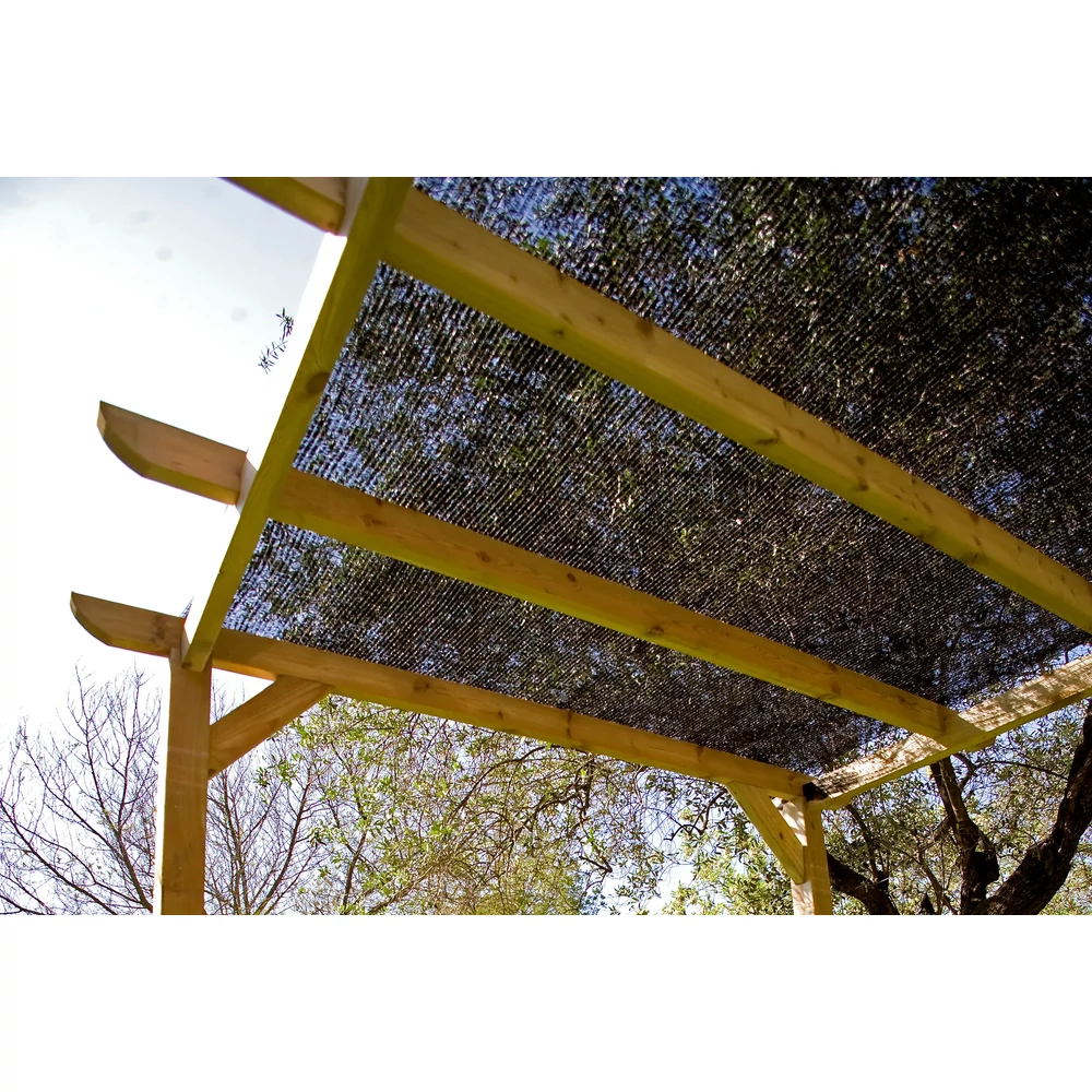 Nortene SUN-NET - Árnyékoló háló 3 x 4 m fekete