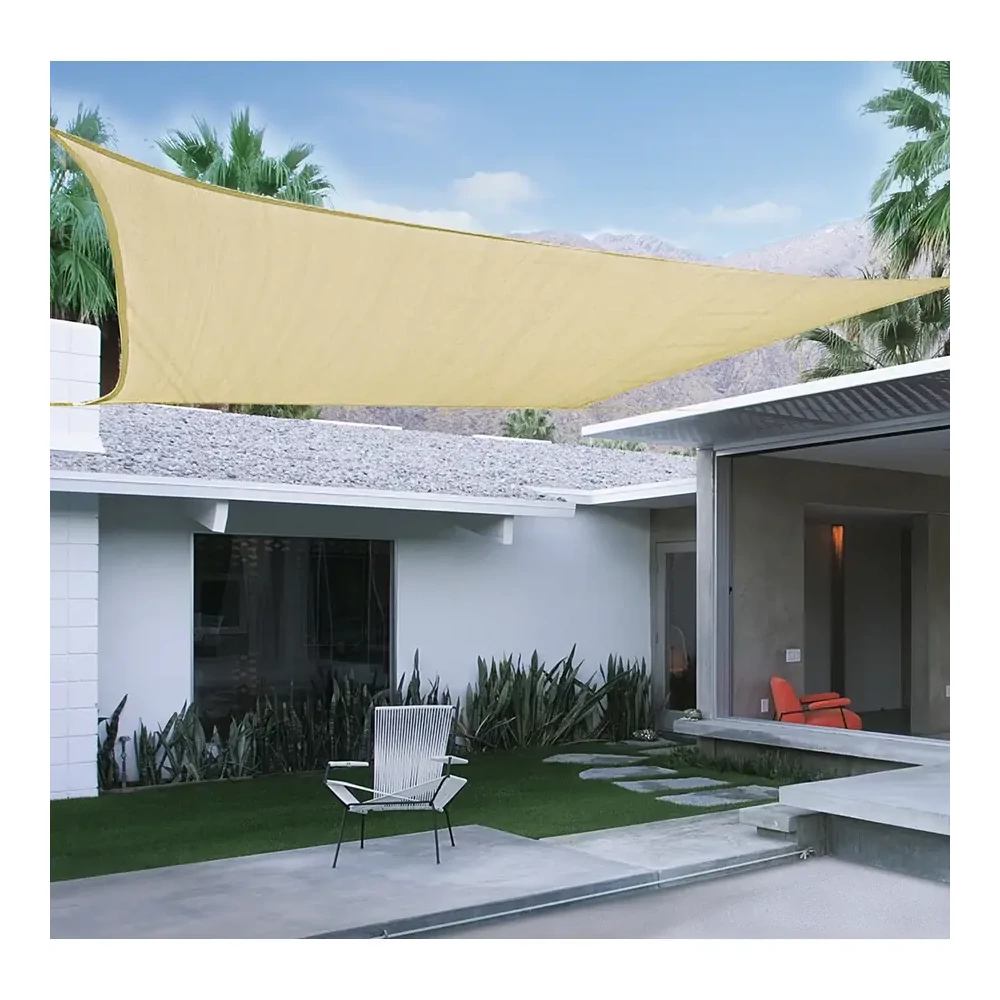 Nortene SUNNET KIT - Szőtt árnyékoló háló 3,6 x 3,6 m bézs (160 g/m2)