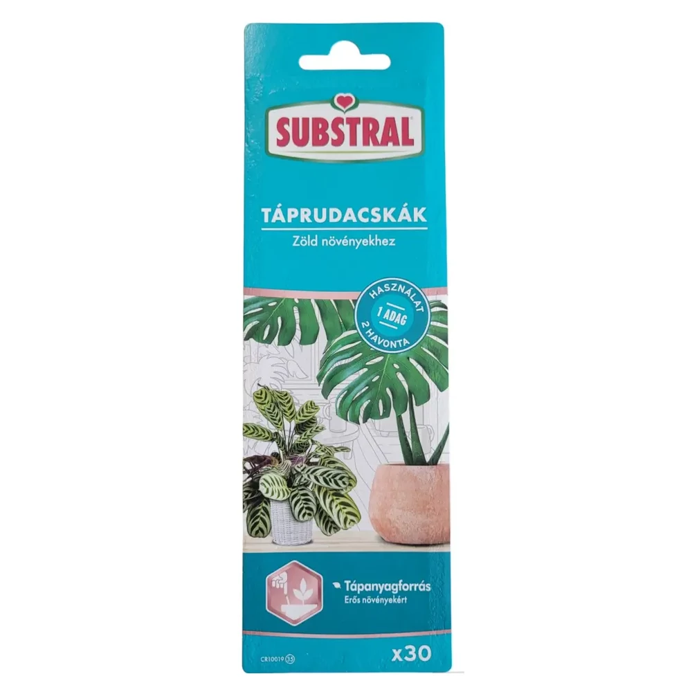 Substral Zöld táprudacskák zöldnövények számára 30 db