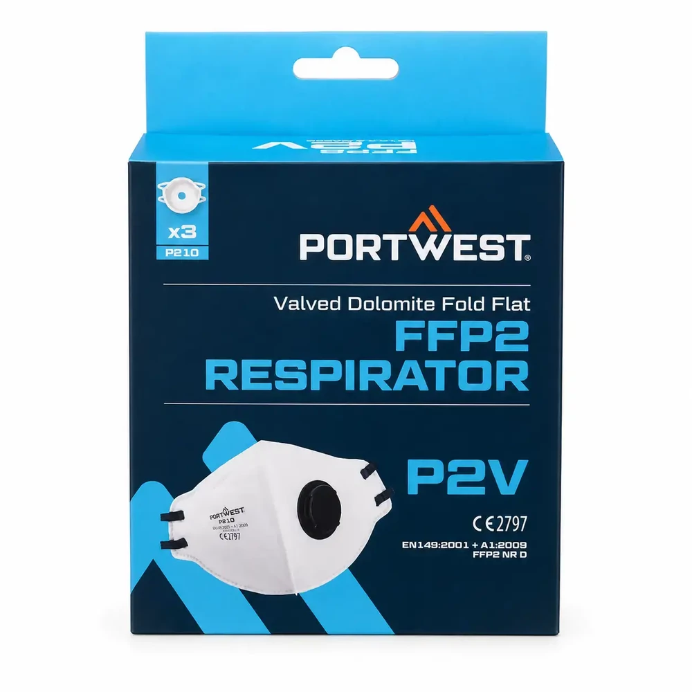 Portwest P210 FFP2 szelepes pormaszk (3db)