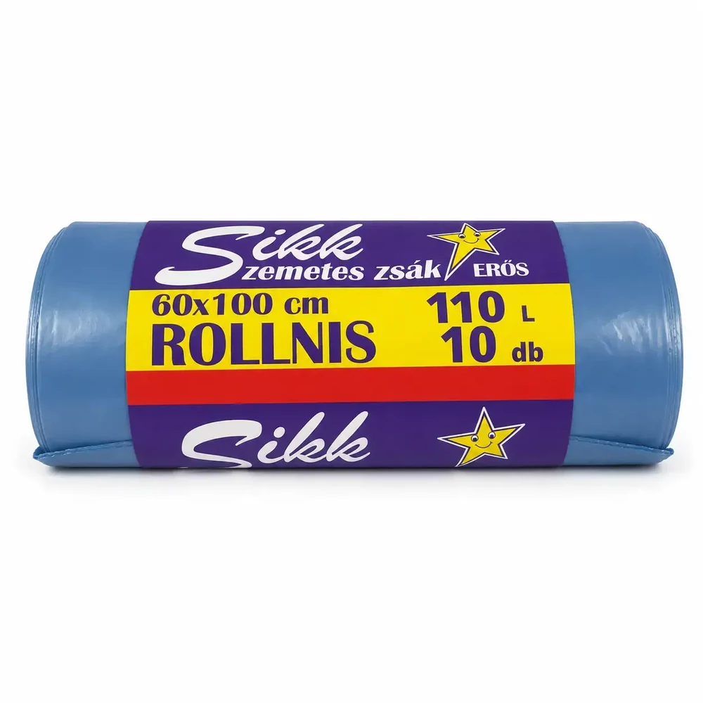 Sikk Erős Szemetes Zsák Kék 60X100cm 110L (10db)