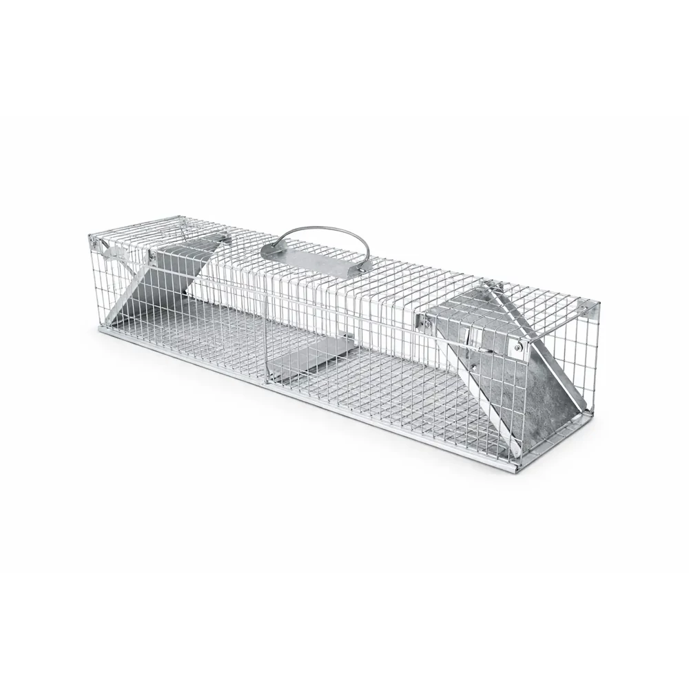 Állatcsapda horganyzott "XM" 100x20x20cm Nyestcsapda