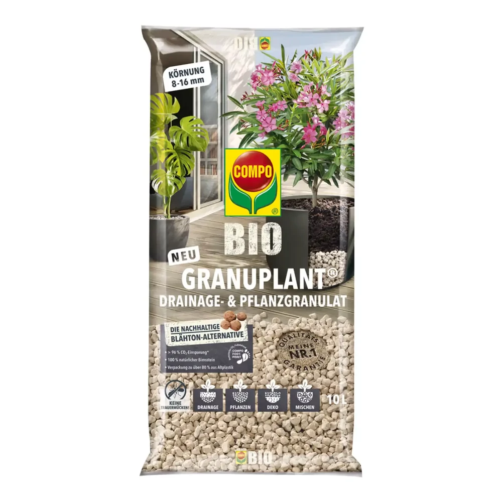 Compo Bio Granuplant vízelvezető és ültetőgranulátum 10L