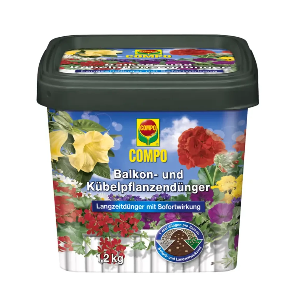 Compo hosszú hatású balkon és cserepes növény műtrágya 1,2kg