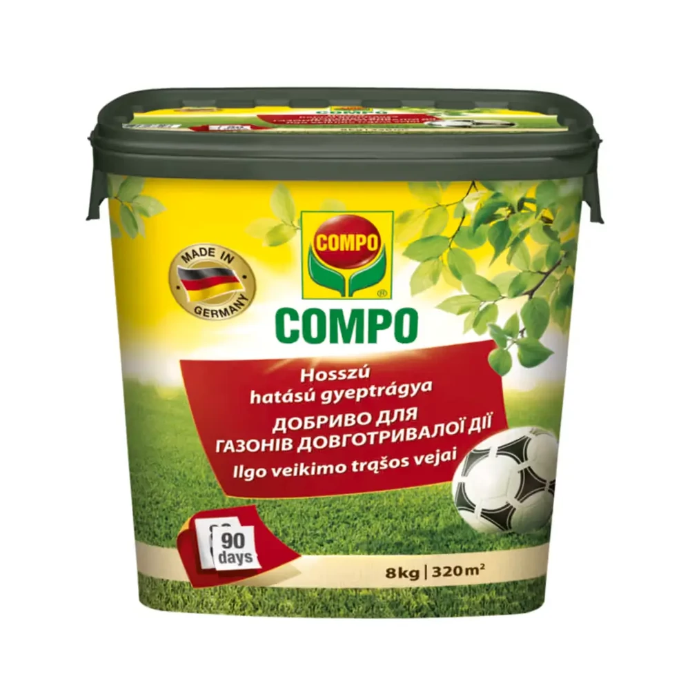 Compo hosszú hatású gyeptrágya (300m2) 8kg
