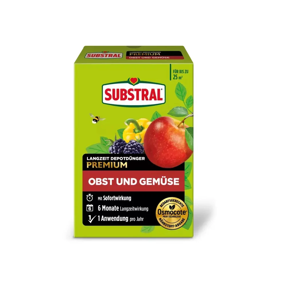 Substral Osmocote Hosszú hatástartamú műtrágya gyümölcsök és zöldségek számára 750 g