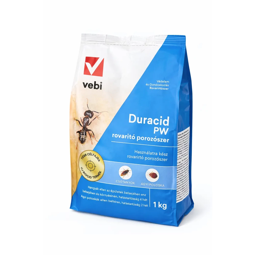 Vebi Duracid PW csótány- hangya- és mászórovar irtó por 1kg
