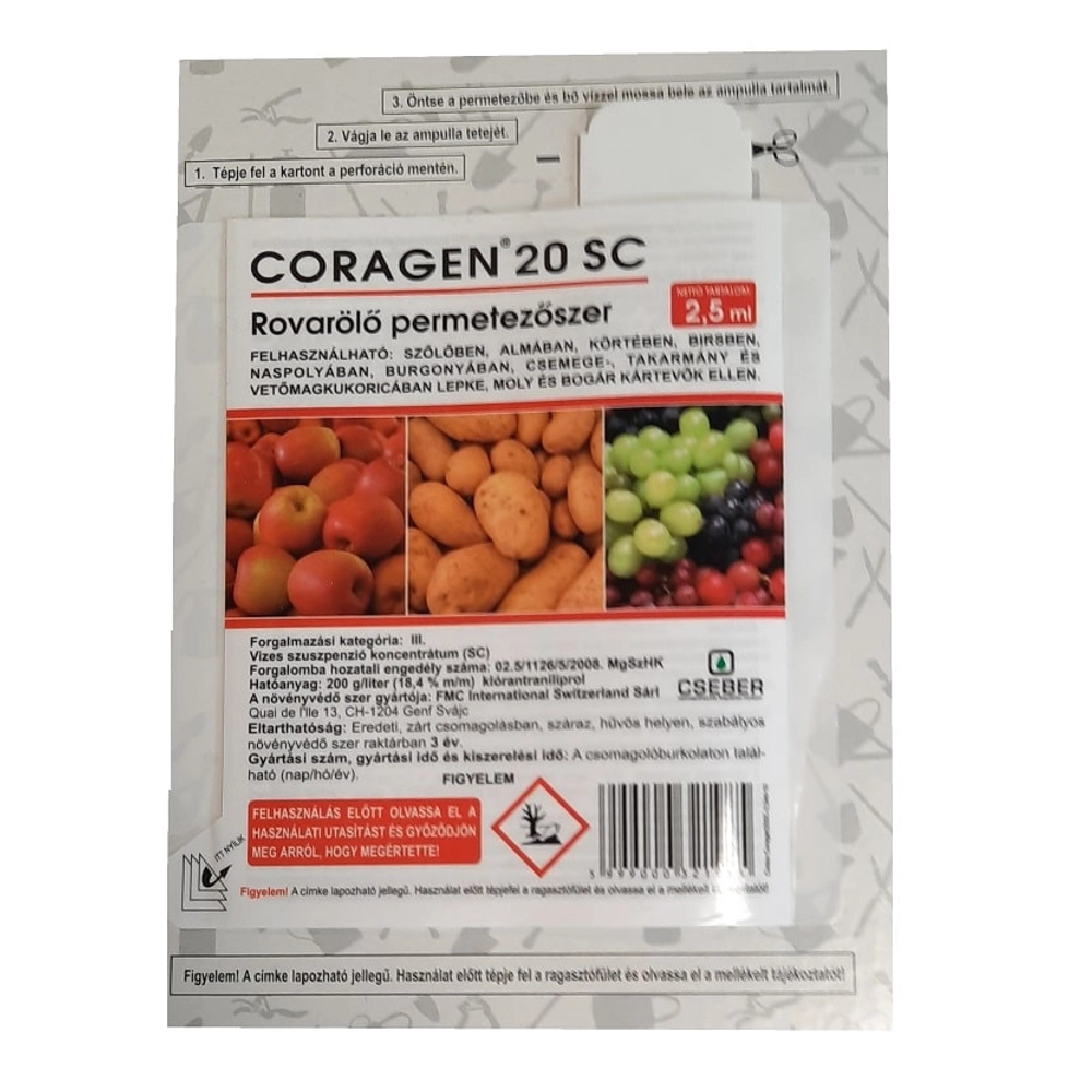 Coragen 20 Sc Rovarölő Permetezőszer 2,5ml