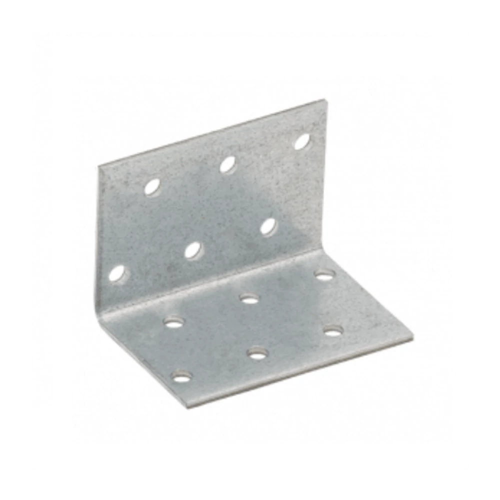 Sarokösszekötő Lemez Horganyzott Perforált 40 X 40 X 60