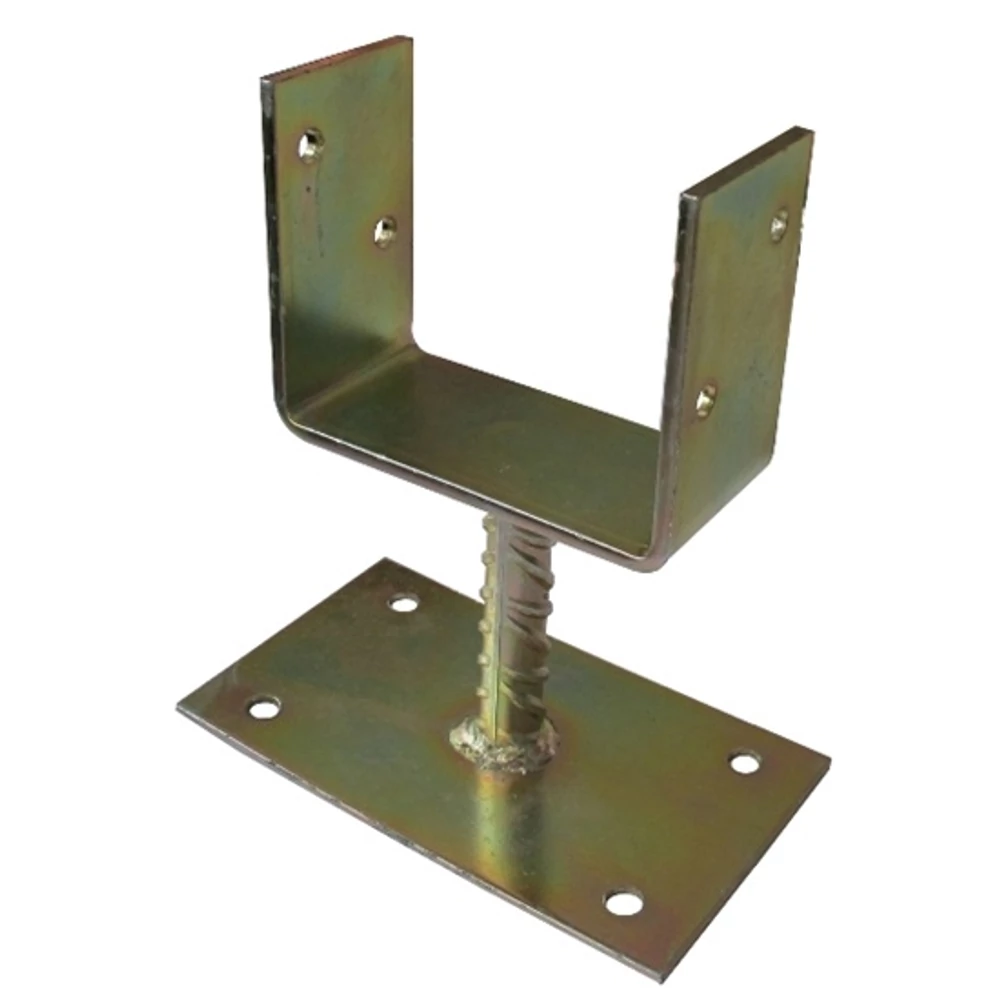 Oszloptalp "U" Horganyzott Lecsavarozható 120 X 60 X 100/5.0 mm