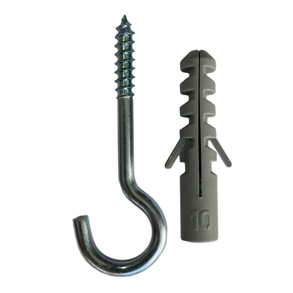 Lámpahorog Horganyzott 4.5X70mm + Tipli 10X49mm (2db)