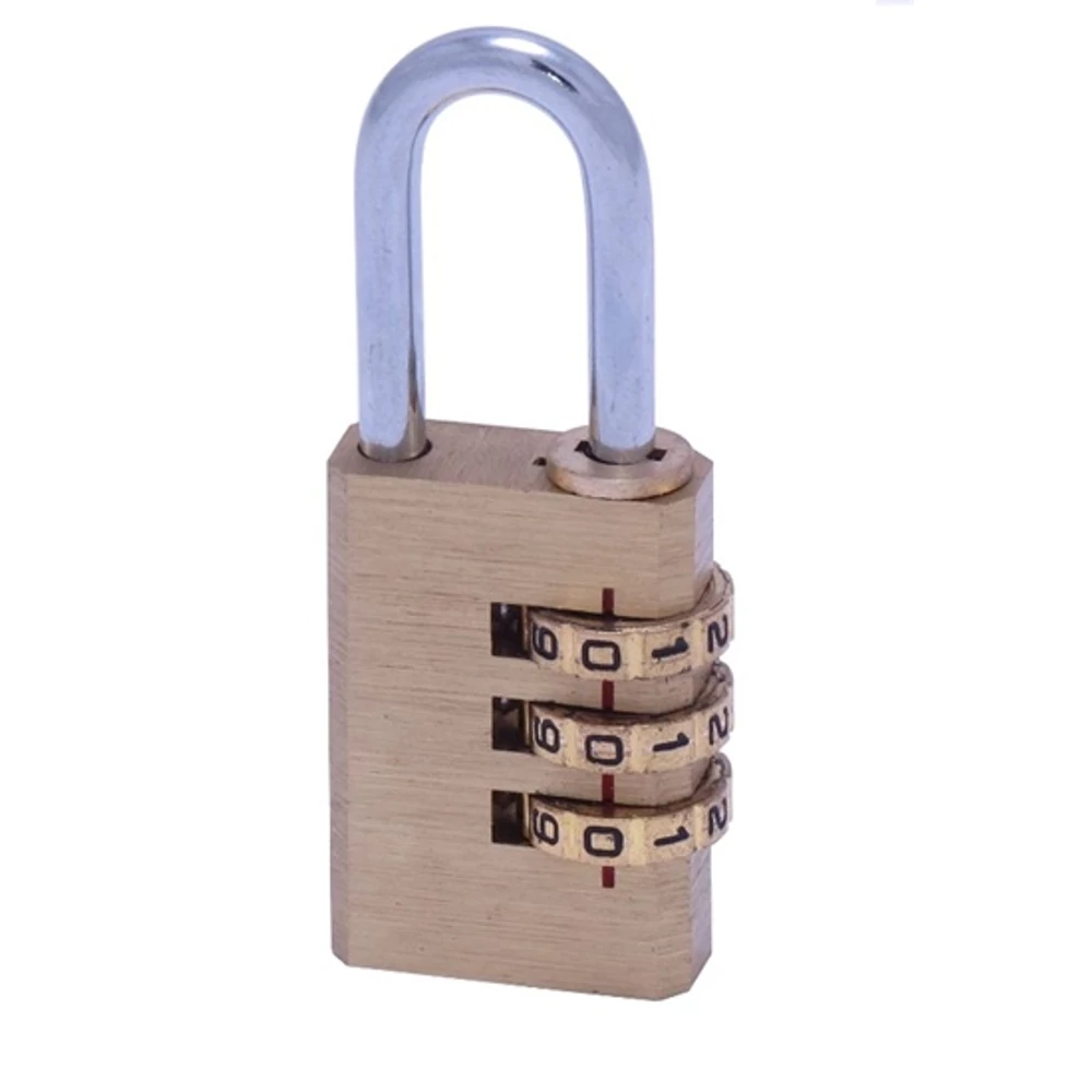 Lakat 28mm Számzáras Réz