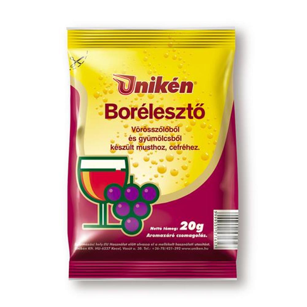 Unikén borélesztő vörösszőlő és gyümölcs 20g