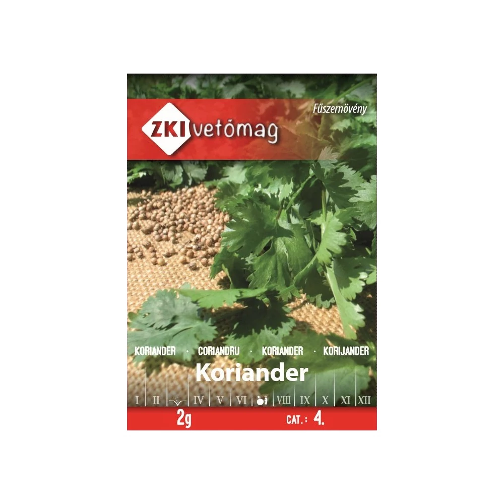 ZKI Koriander Vetőmag 2G