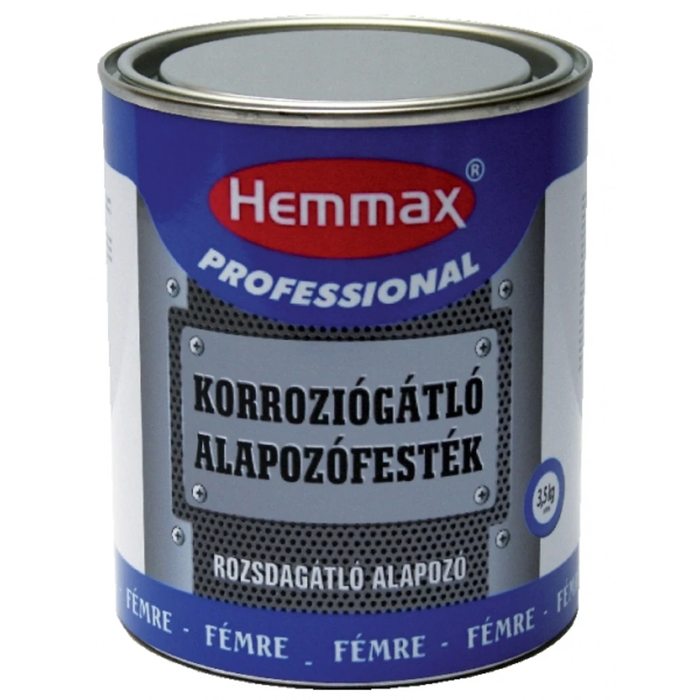 Hemmax Rozsdagátló Alapozó Fémre 0,9kg Vörös