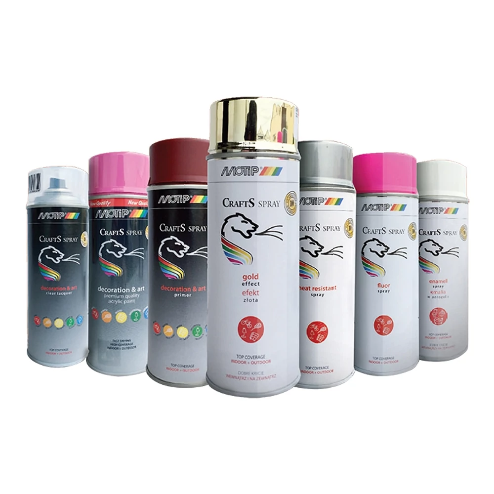 Motip Crafts Spray 400ml Alapozó Vörös