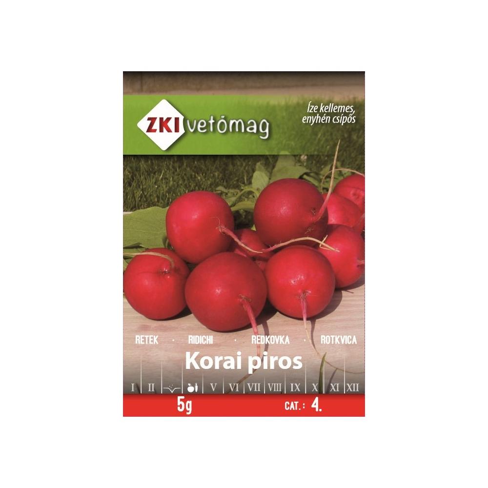 ZKI Retek (Korai Piros) vetőmag 5g