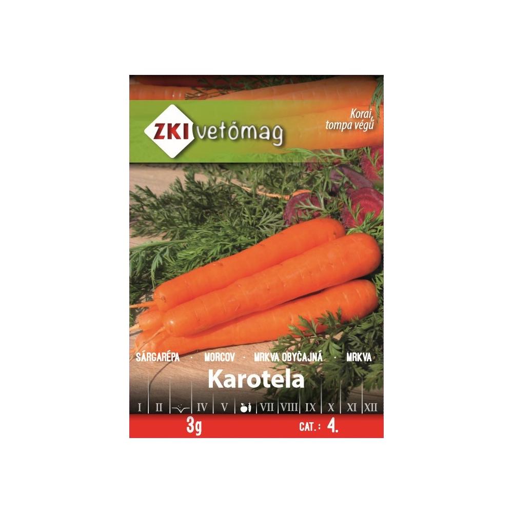 ZKI Sárgarépa (Karotela) vetőmag 3g