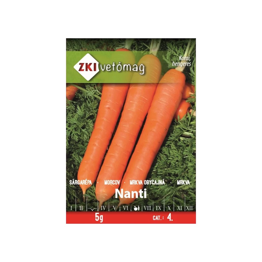 ZKI Sárgarépa (Nanti) Vetőmag 5G