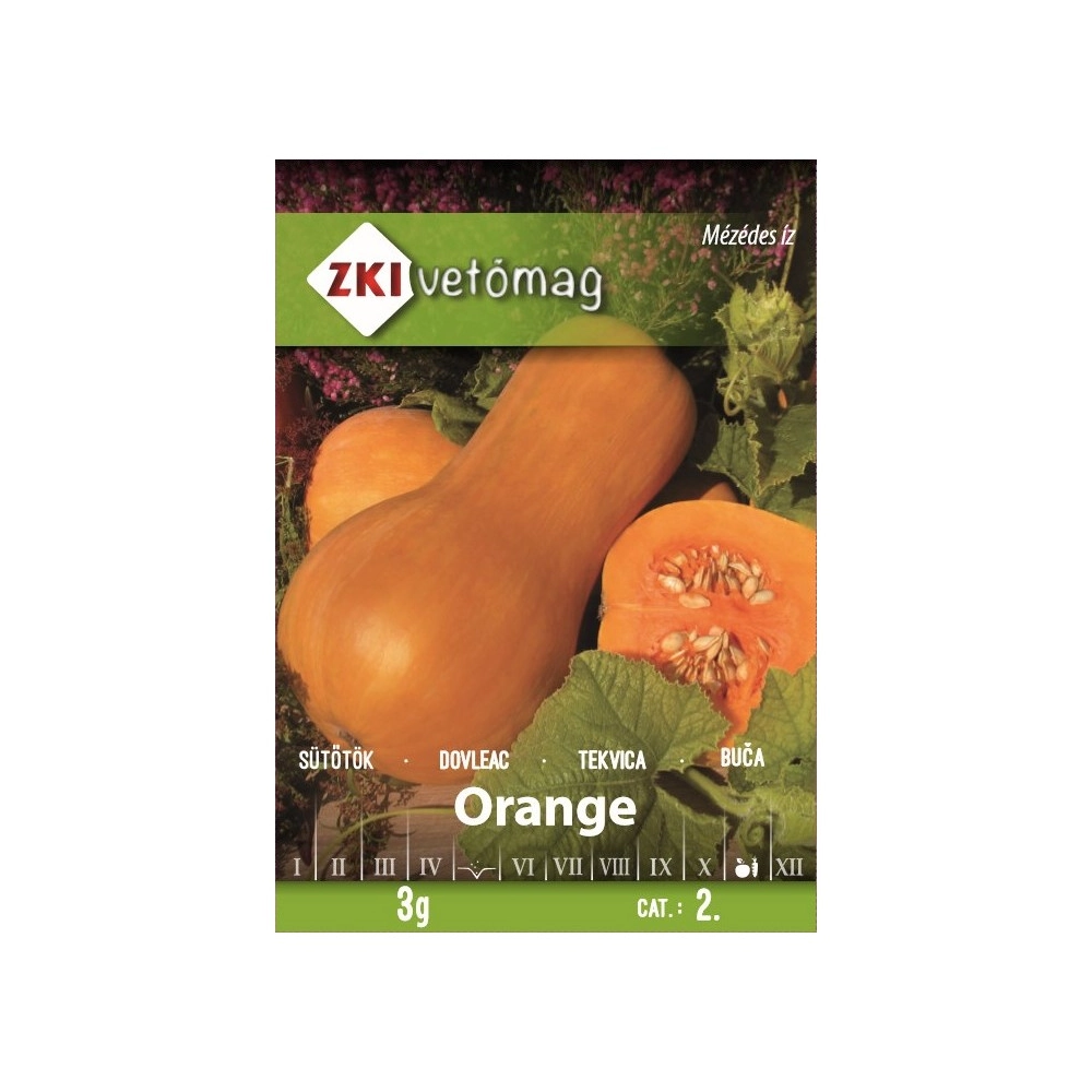 ZKI Sütőtök (Orange) Vetőmag 3G