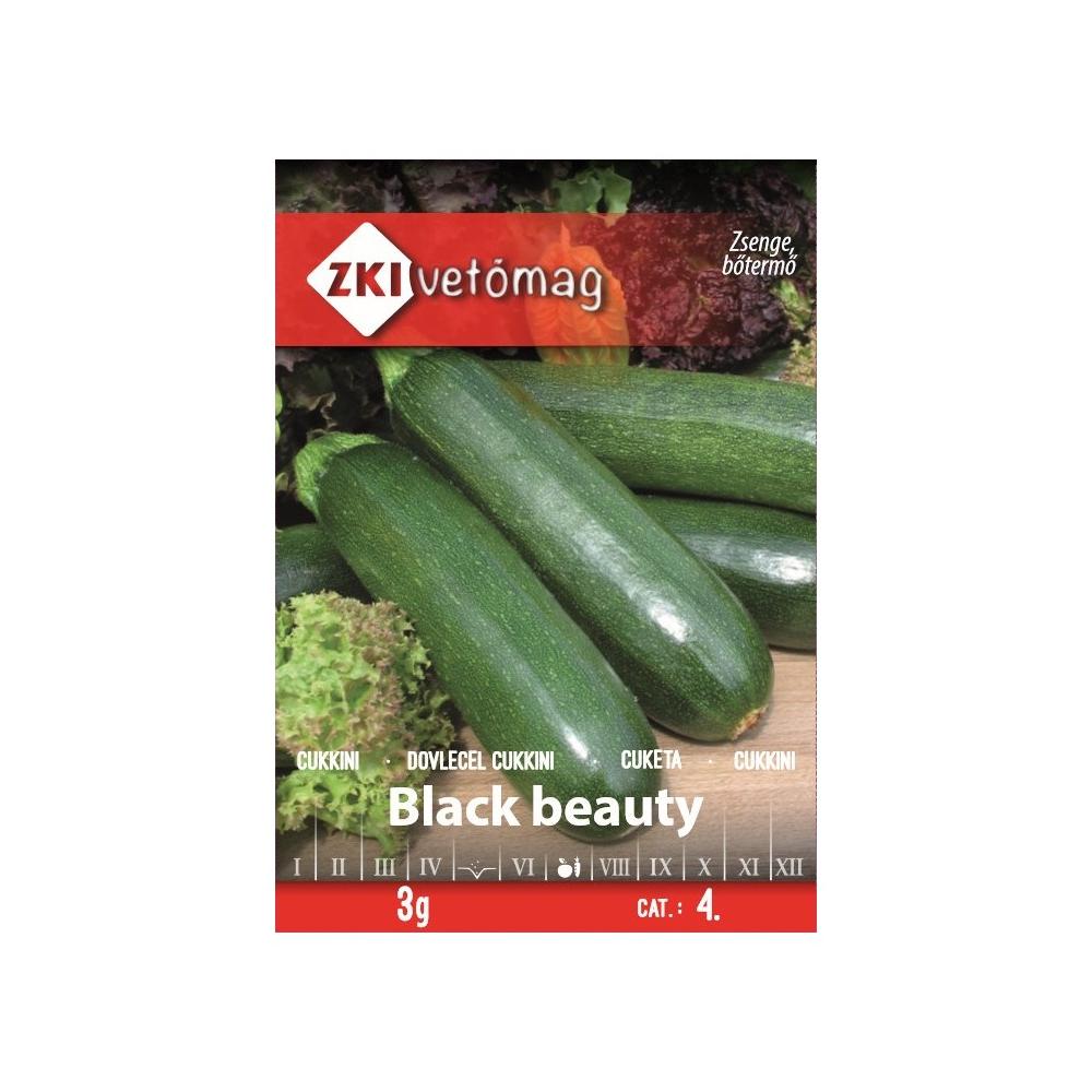 ZKI Cukkini (Black Beauty) vetőmag 3g