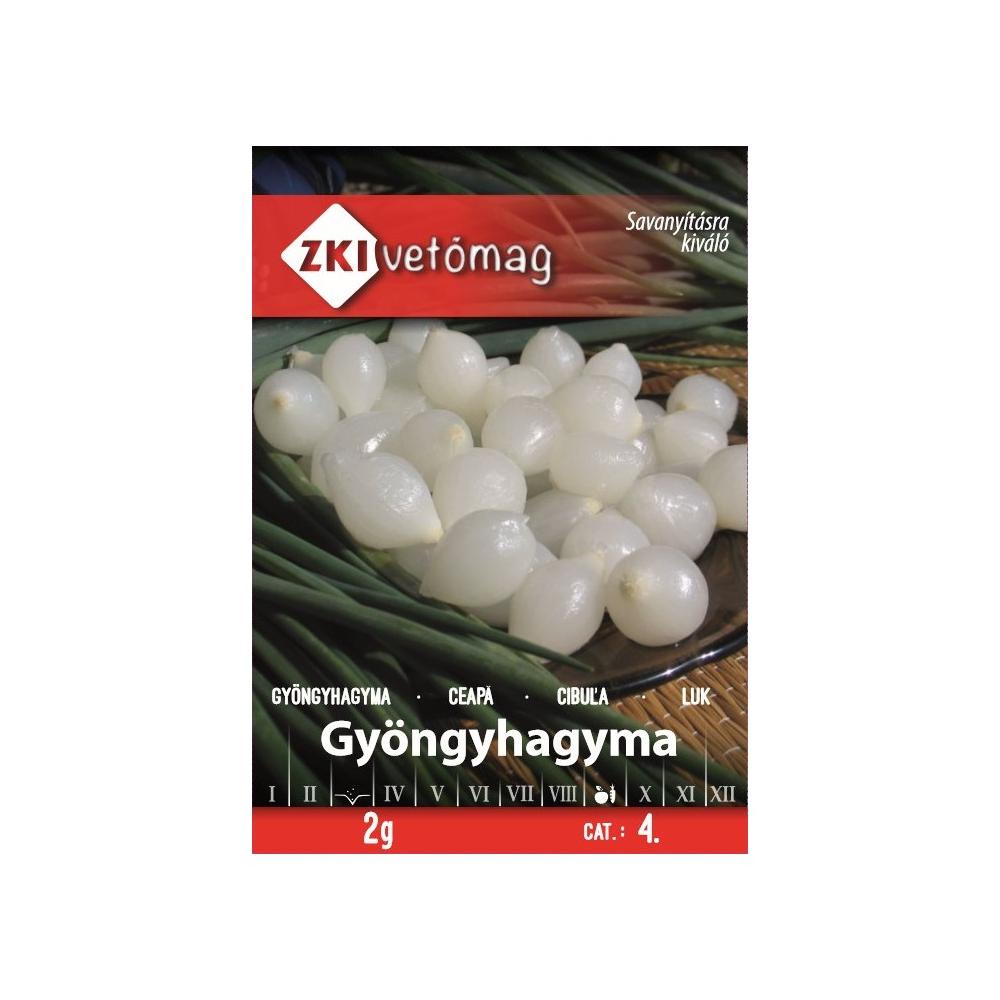 ZKI Gyöngyhagyma (Fertődi ezüstfehér) vetőmag 2g