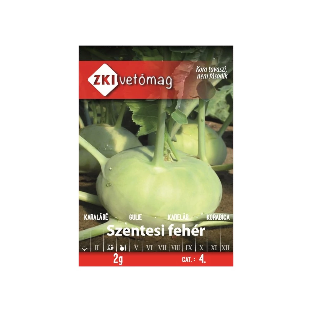ZKI Karalábé (Szentesi Fehér) Vetőmag 2G