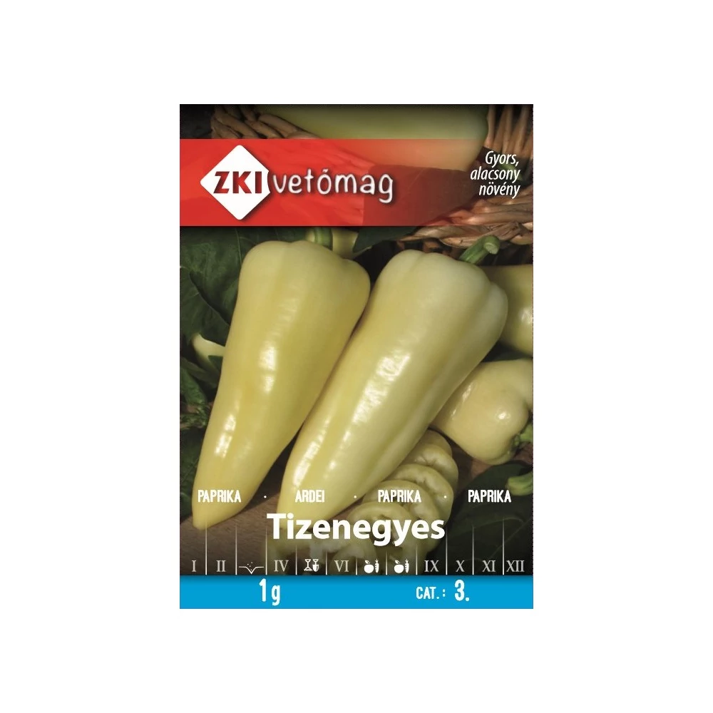 ZKI Paprika (Tizenegyes) Vetőmag 1G