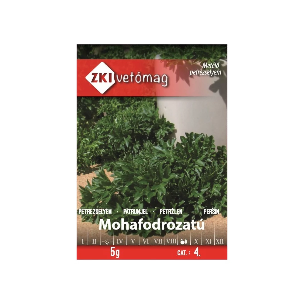 ZKI Levélpetrezselyem (Mohafodrozatú) Vetőmag 5G