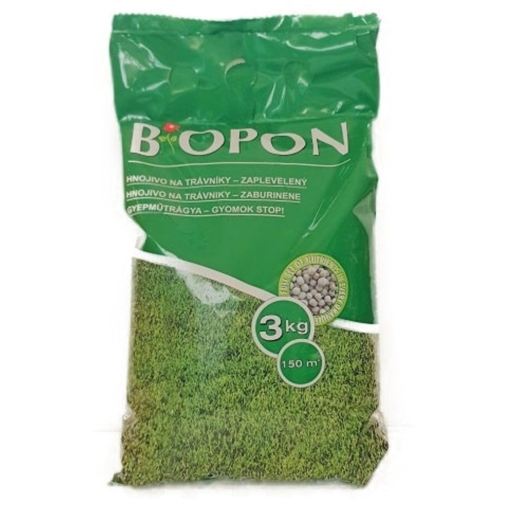 Biopon Gyomcsökkentő Pázsit Trágya 3kg