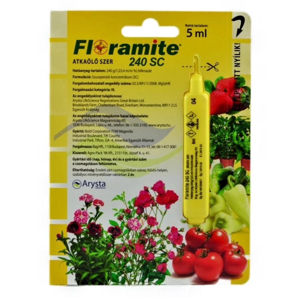 Floramite 240 Sc Atkaölő Permetezőszer 5ml