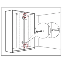 Kép 3/3 - Bútorösszehúzó Csavar Fém 30-42mm D=5mm (6db)