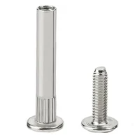 Kép 2/3 - Bútorösszehúzó Csavar Fém 30-42mm D=5mm (6db)