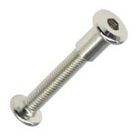 Kép 1/3 - Bútorösszehúzó Csavar M6X40mm Nikkel (4db)