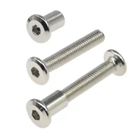 Kép 2/3 - Bútorösszehúzó Csavar M6X40mm Nikkel (4db)