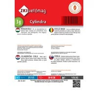 Kép 2/2 - ZKI Cékla (Cylindra) Vetőmag 3G
