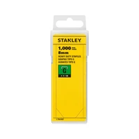 Kép 1/3 - STANLEY „G“ típusú tűzőkapocs 8mm (1000db)