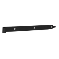 Kép 1/4 - Kapupánt Csapos Erősített 400X35mm D=13mm Fekete