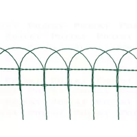 Kép 3/3 - Kerti díszkerítés zöld 40cm (10m)