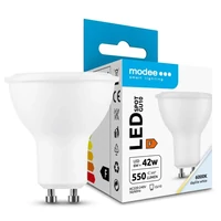 Kép 1/3 - Modee spot LED izzó 6W GU10 (550 lumen 6000K)