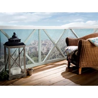 Kép 2/3 - Nortene Cuadranet műanyag kertirács zöld 20x20mm 100cm (25m)