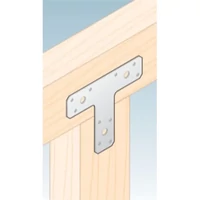 Kép 3/3 - Összekötő Lemez "T" 150X127X38mm Fekete