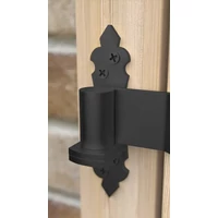 Kép 4/4 - Pántcsap Felcsavarozható Díszes D=13mm Fekete