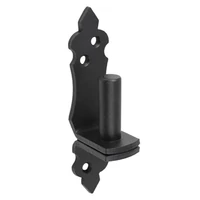 Kép 1/4 - Pántcsap Felcsavarozható Díszes D=13mm Fekete